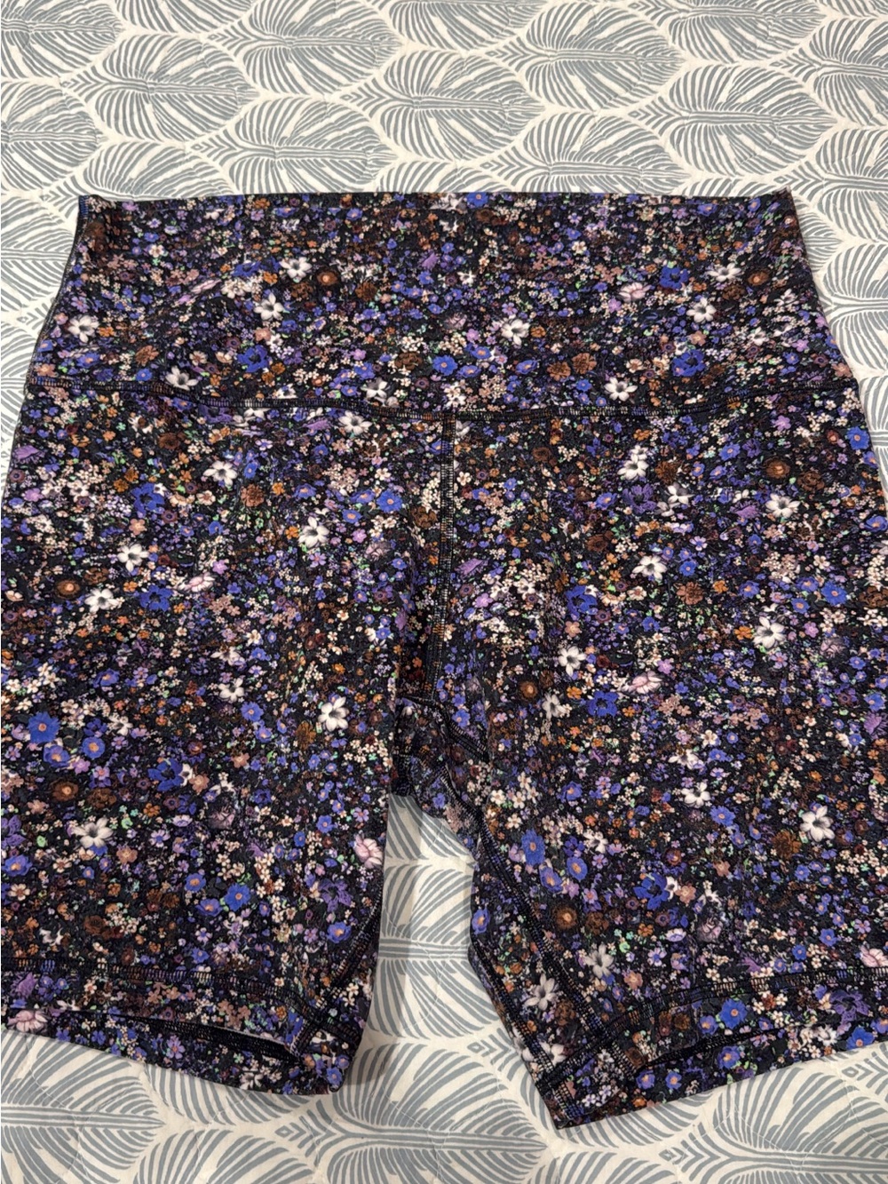 lululemon athletica Purple Floral High-Rise Athletic Shorts